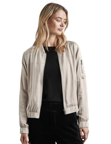 STREET ONE Damen A212259 Satin-Blouson, Hunter Green, 42 im Sale